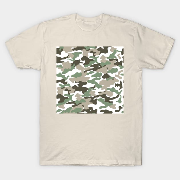 Camouflage pattern T-Shirt by ilhnklv